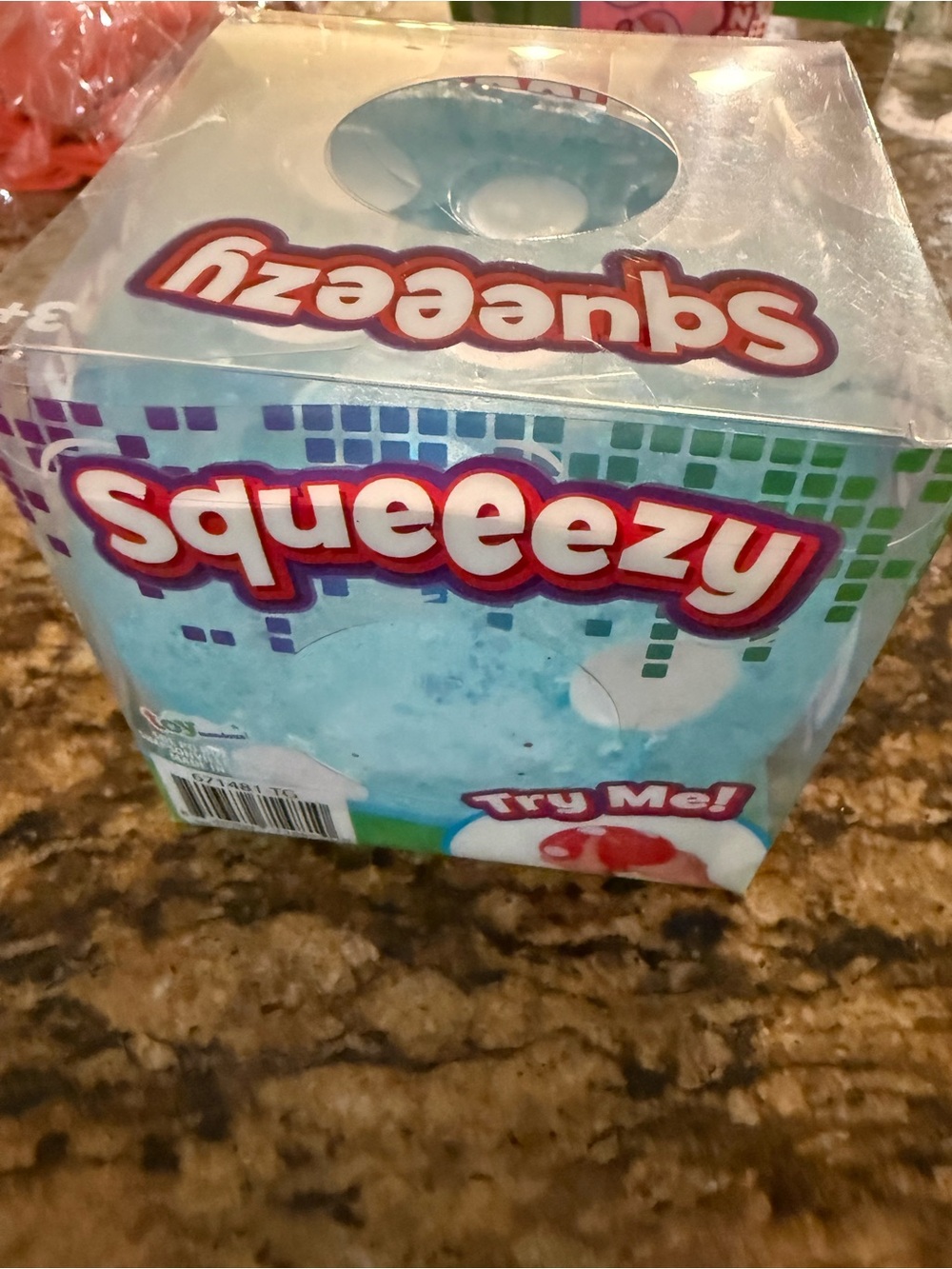 Blue Sensory Squishy Favor